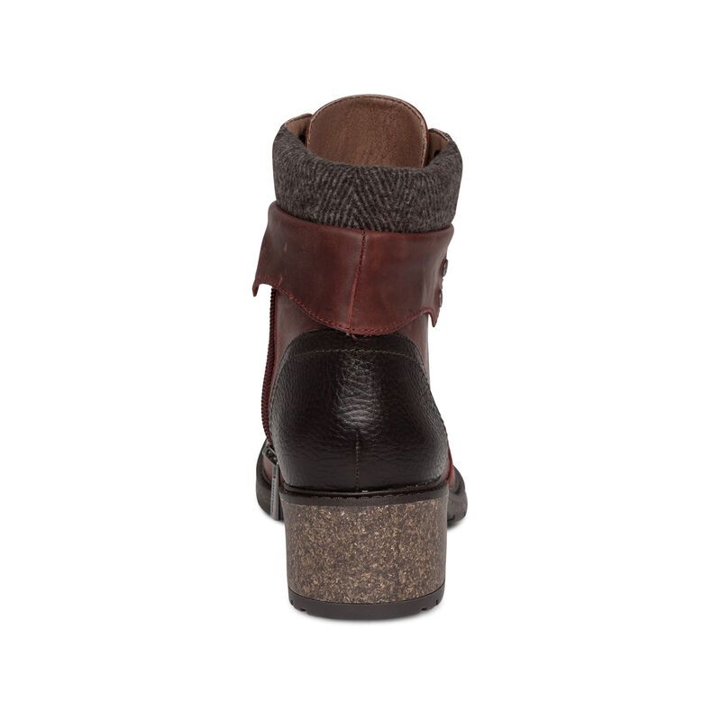Giày sức khỏe nữ Aetrex Boot Aubry Red