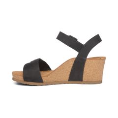  Giày Sandal cao gót sức khoẻ nữ Aetrex Lexa Black 