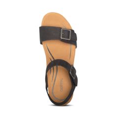  Giày Sandal cao gót sức khoẻ nữ Aetrex Lexa Black 