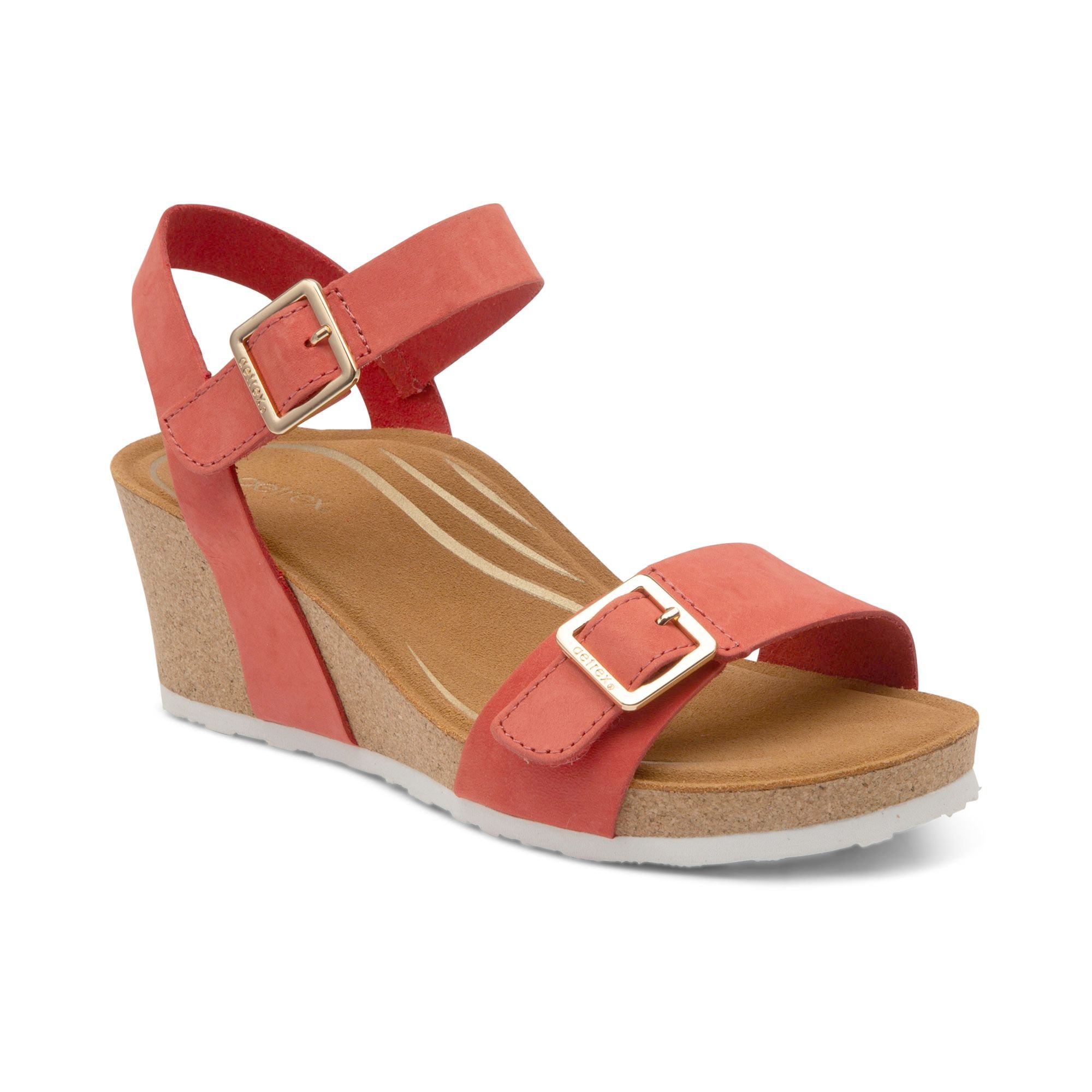 Sandal sức khỏe nữ Aetrex Lexa Coral