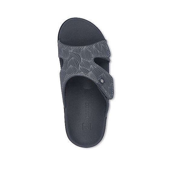 Dép quai ngang sức khỏe nữ Spenco Kholo Wave Black