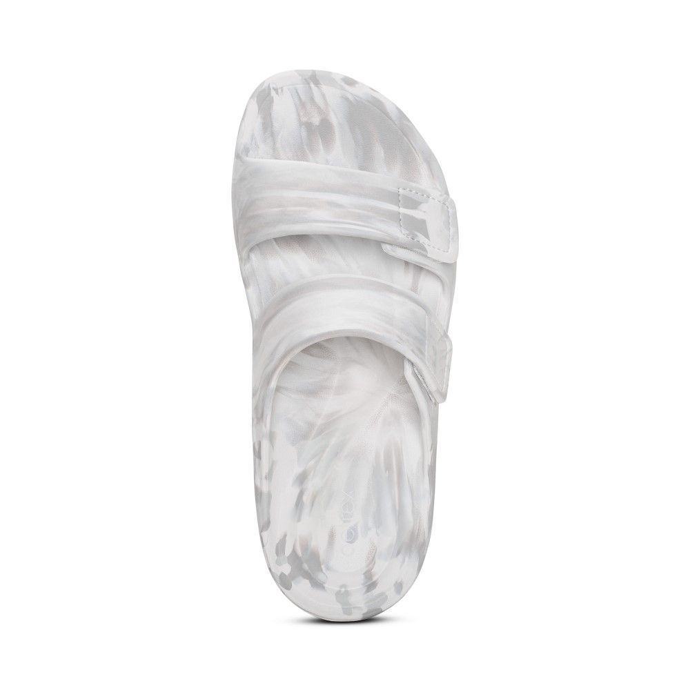 Dép quai ngang sức khỏe nam Aetrex Milos Ombre