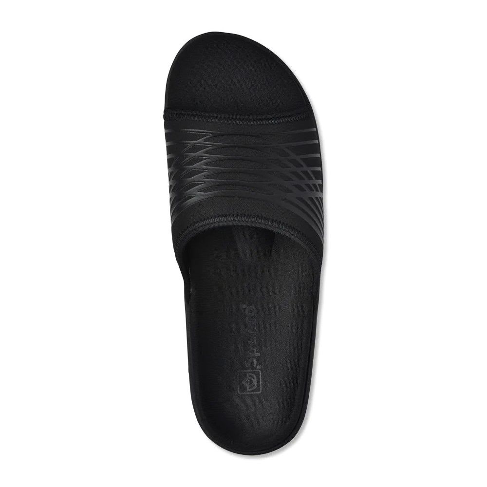 Dép quai ngang sức khỏe nam Spenco Thrust Black