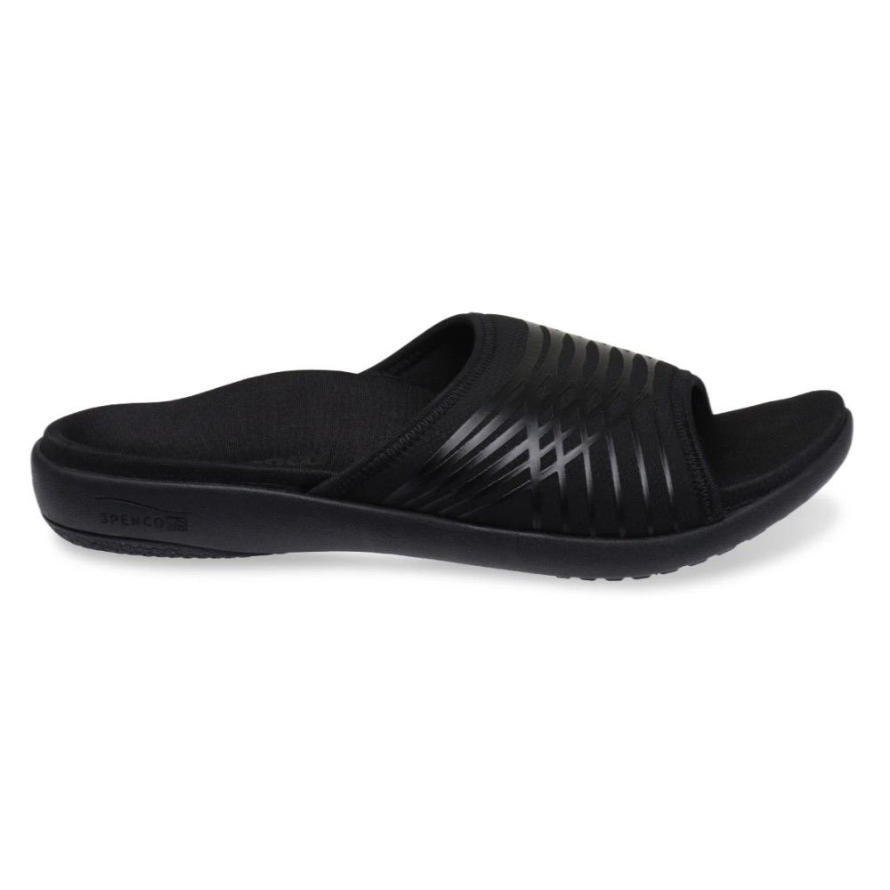 Dép quai ngang sức khỏe nam Spenco Thrust Black