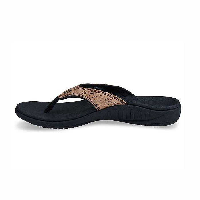 Dép sức khỏe nữ Spenco Cork Black