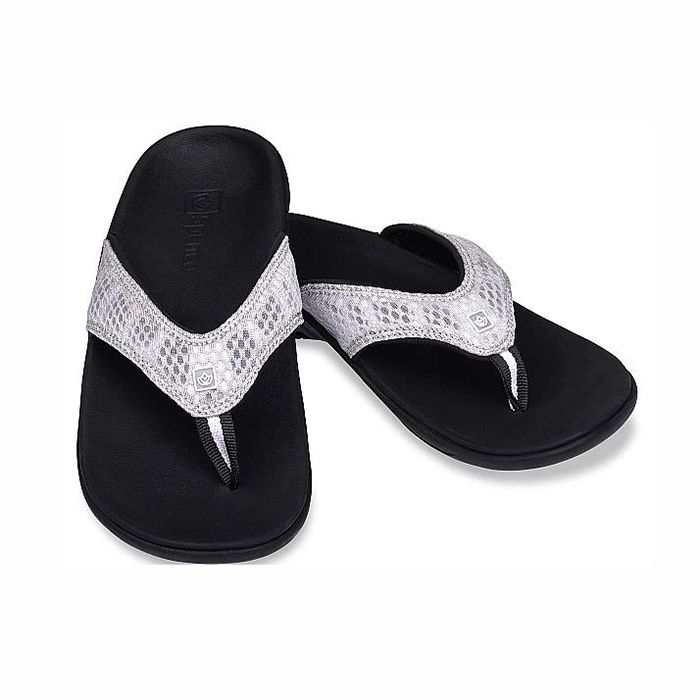 Dép sức khỏe nữ Spenco Yumi Breeze Black/Silver