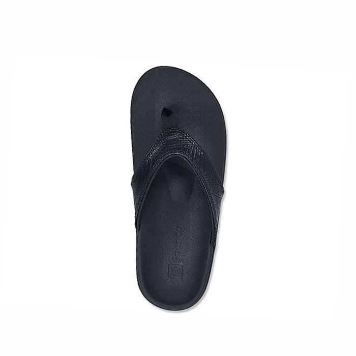 Dép sức khỏe nữ Spenco Yumi Croco Black