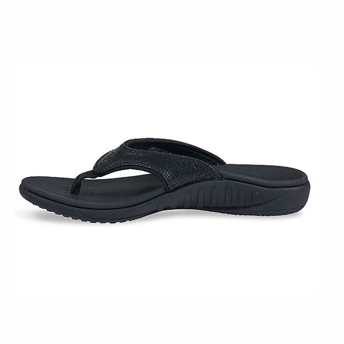 Dép sức khỏe nữ Spenco Yumi Croco Black