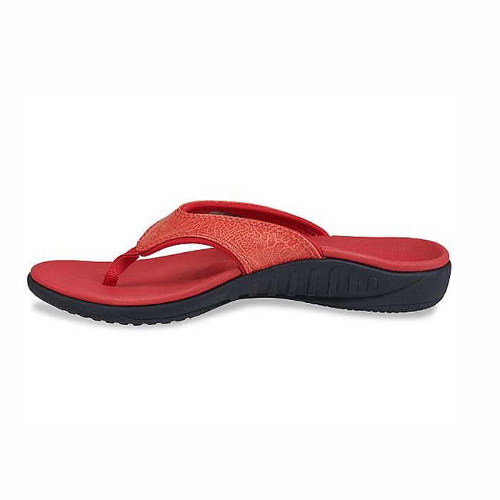 Dép sức khỏe nữ Spenco Yumi Croco Red