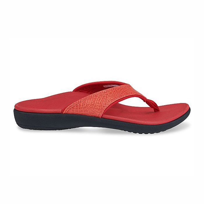 Dép sức khỏe nữ Spenco Yumi Croco Red