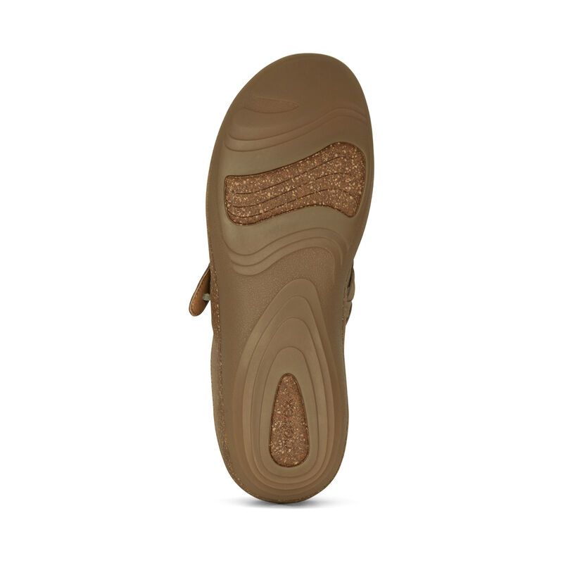 Giày sức khỏe nữ Aetrex Libby Taupe