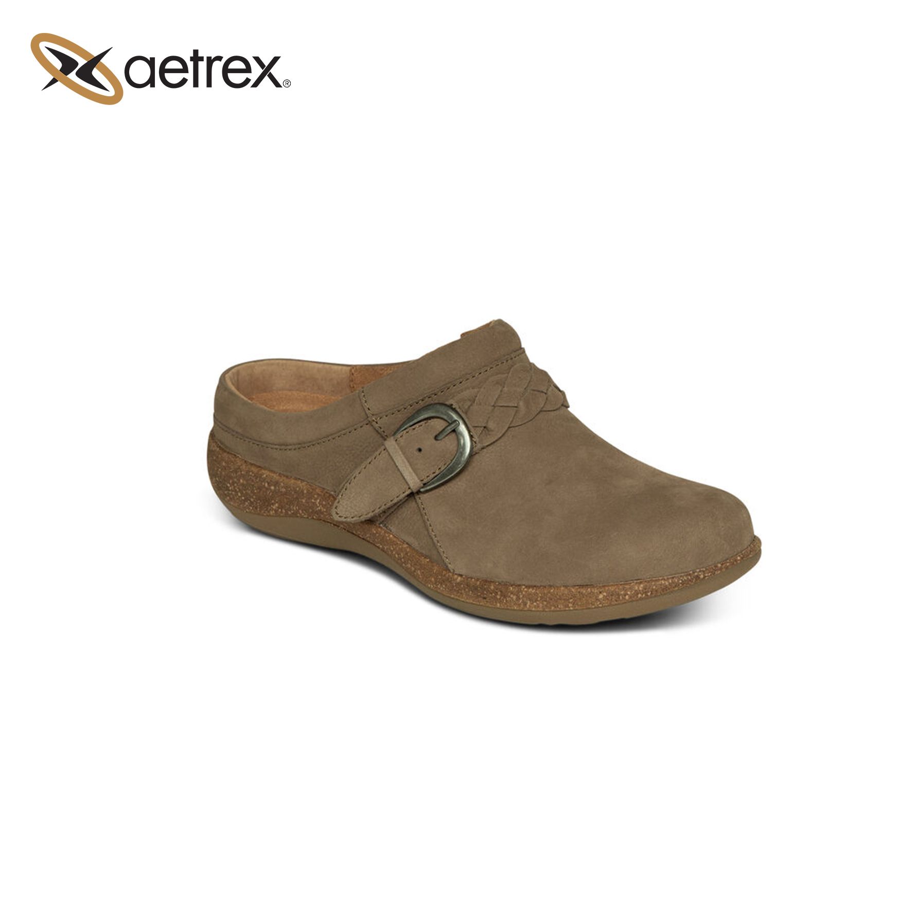 Giày sức khỏe nữ Aetrex Libby Taupe