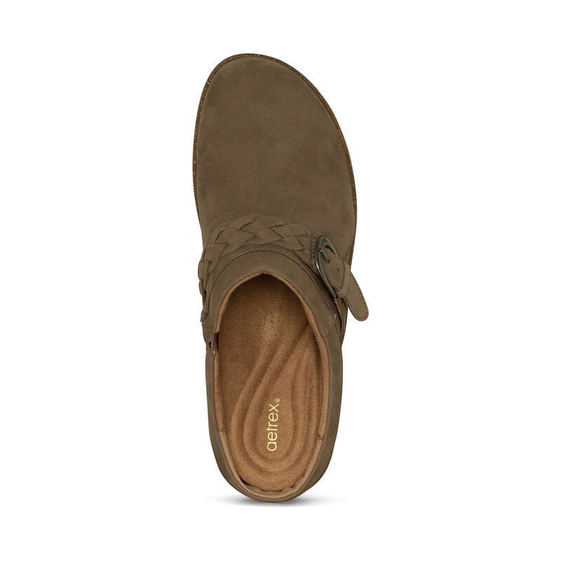 Giày sức khỏe nữ Aetrex Libby Taupe
