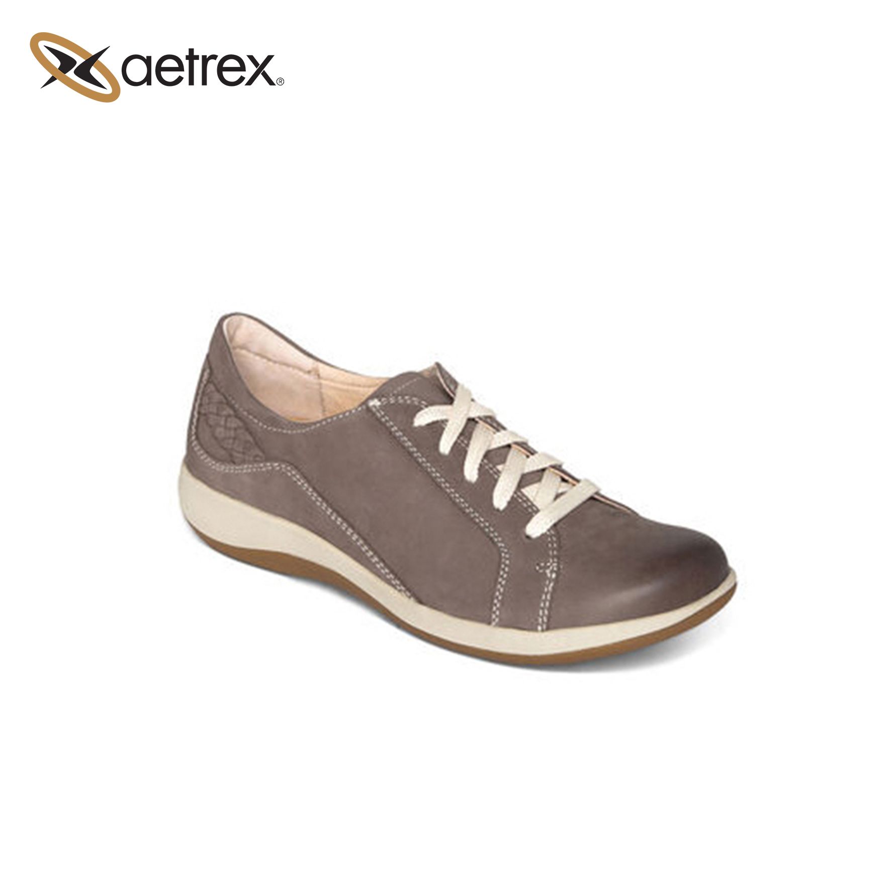 Giày sức khỏe nữ Aetrex Dana Warm Grey
