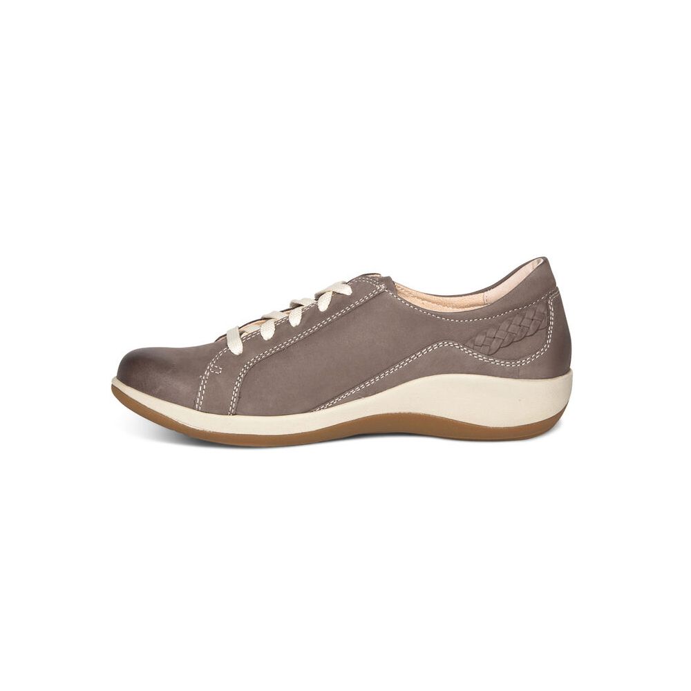Giày sức khỏe nữ Aetrex Dana Warm Grey