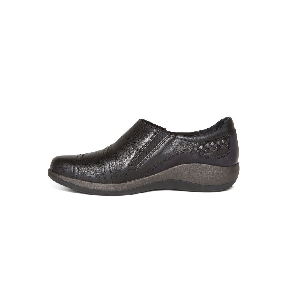 Giày sức khỏe nữ Aetrex Karina Black