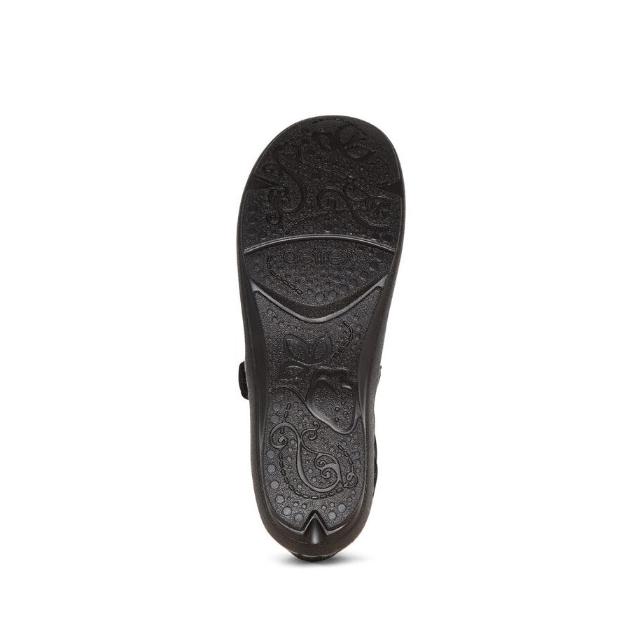 Sandal sức khỏe nữ Aetrex Helen Black