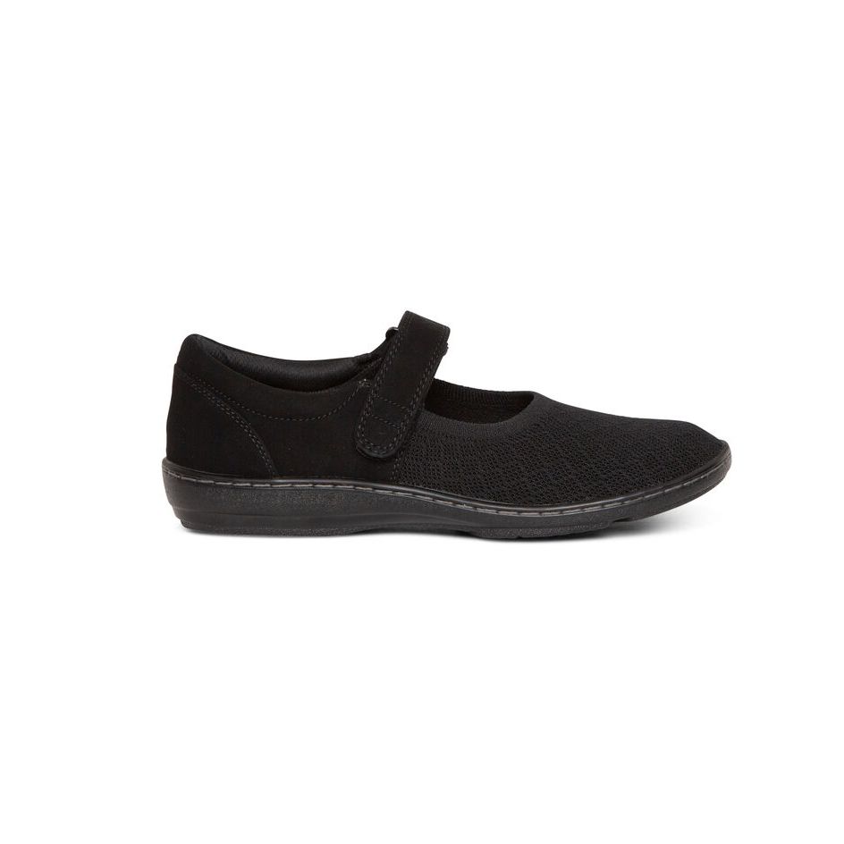 Sandal sức khỏe nữ Aetrex Helen Black