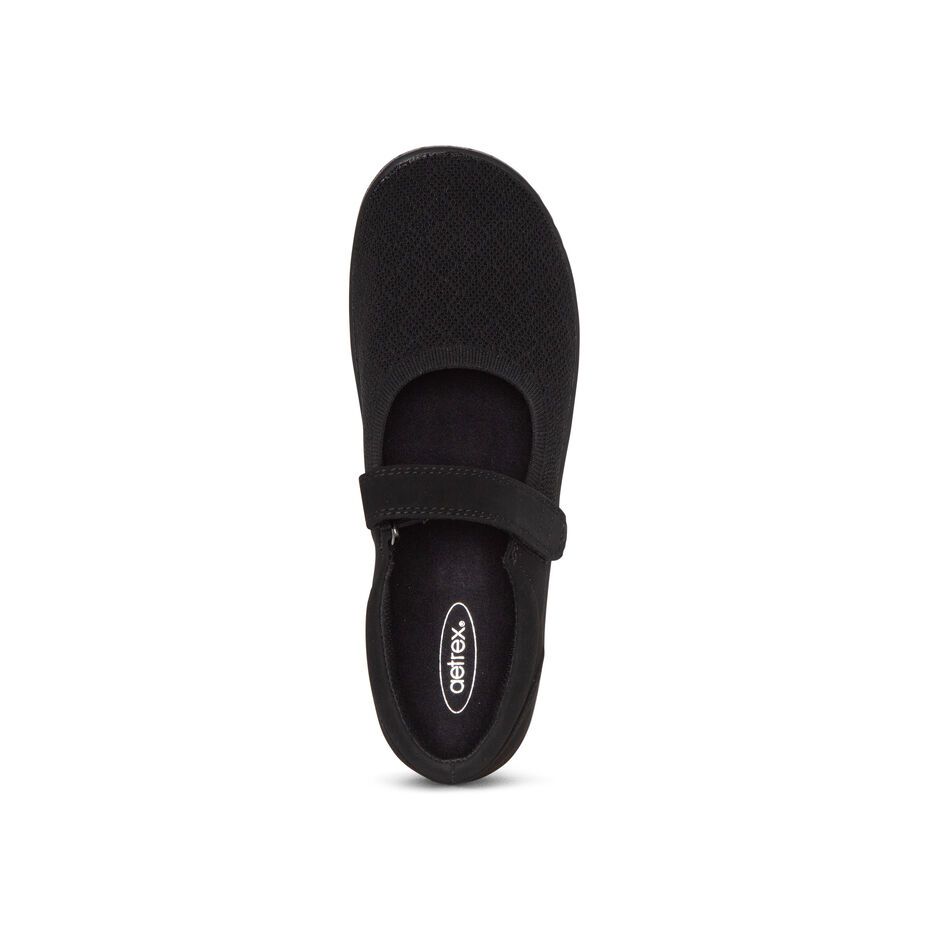 Sandal sức khỏe nữ Aetrex Helen Black