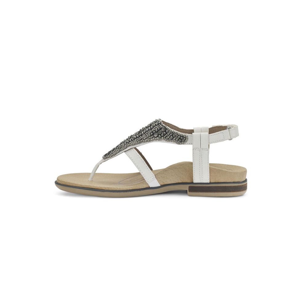 Sandal sức khỏe nữ Aetrex Sheila White