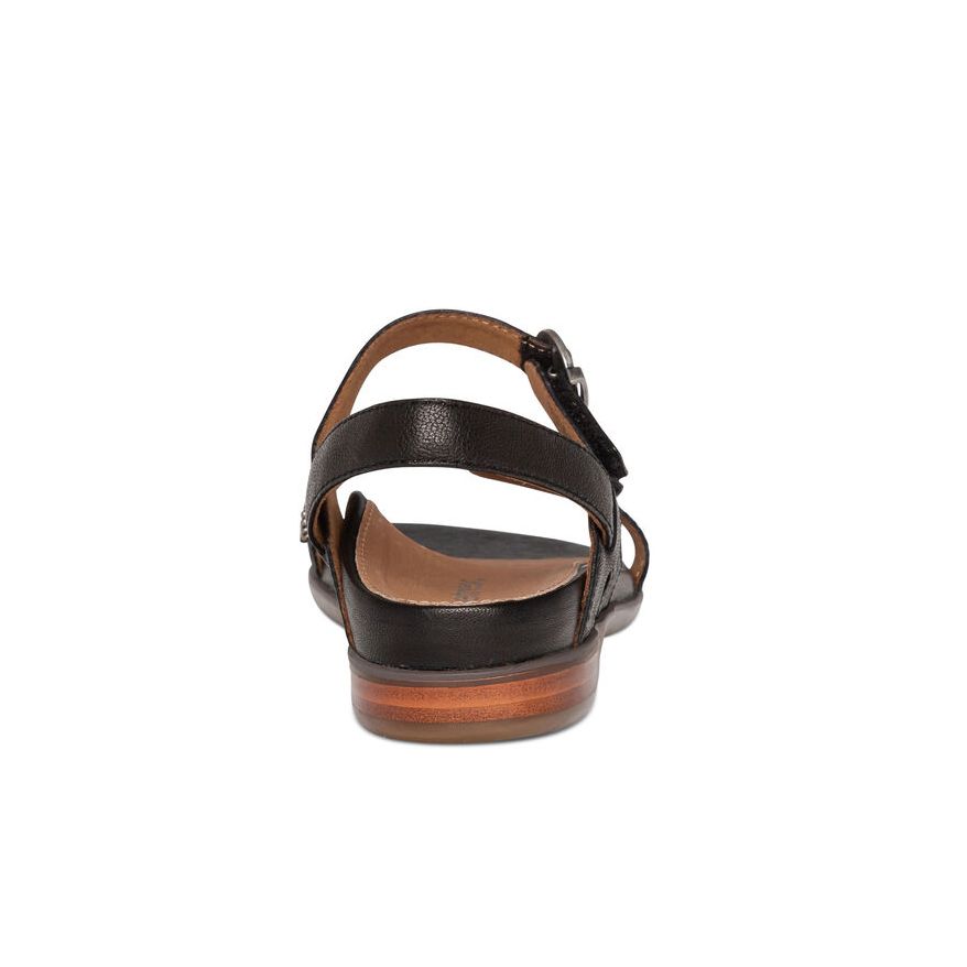 Sandal sức khỏe nữ Aetrex Rylie Black