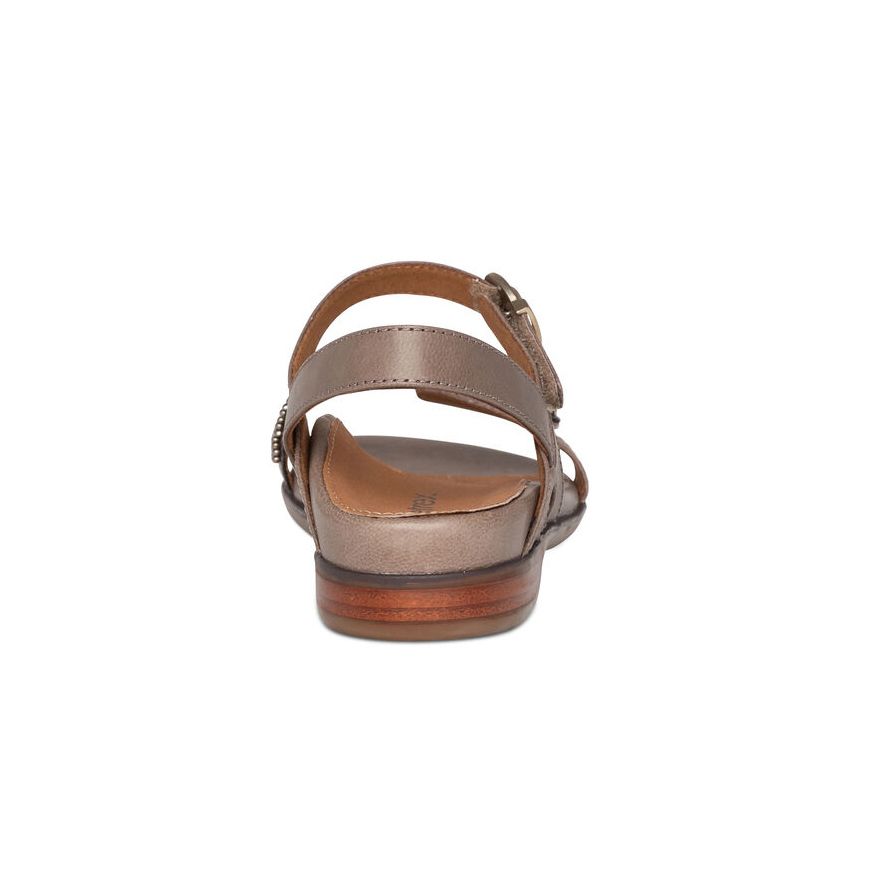 Sandal sức khỏe nữ Aetrex Rylie Taupe