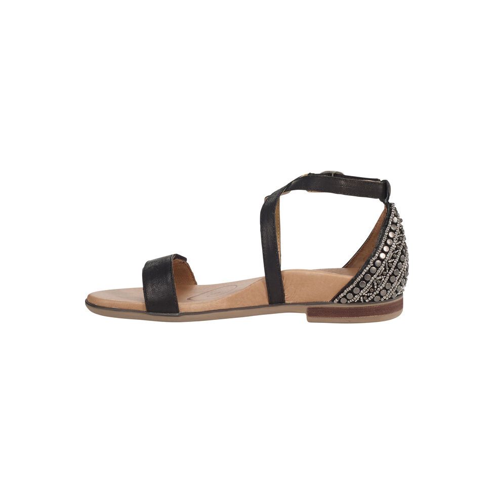 Sandal sức khỏe nữ Aetrex Brenda Black (Hàng trưng bày)