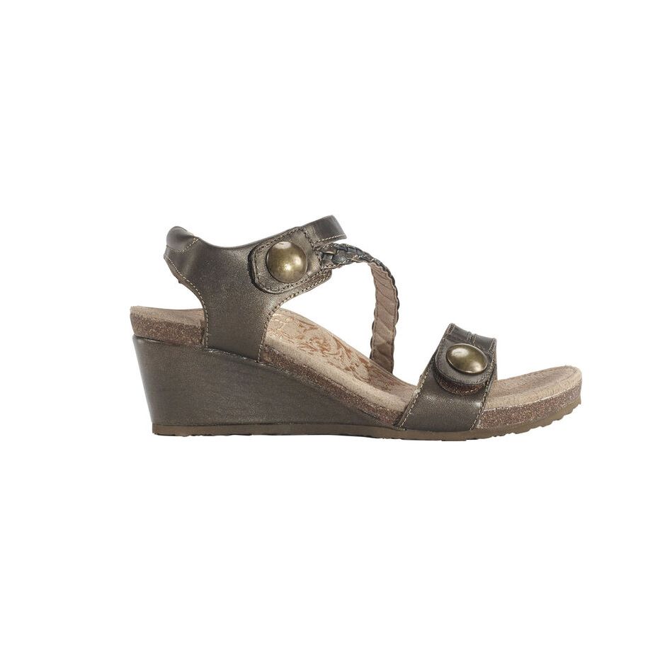 Sandal sức khỏe nữ Aetrex Naya Bronze