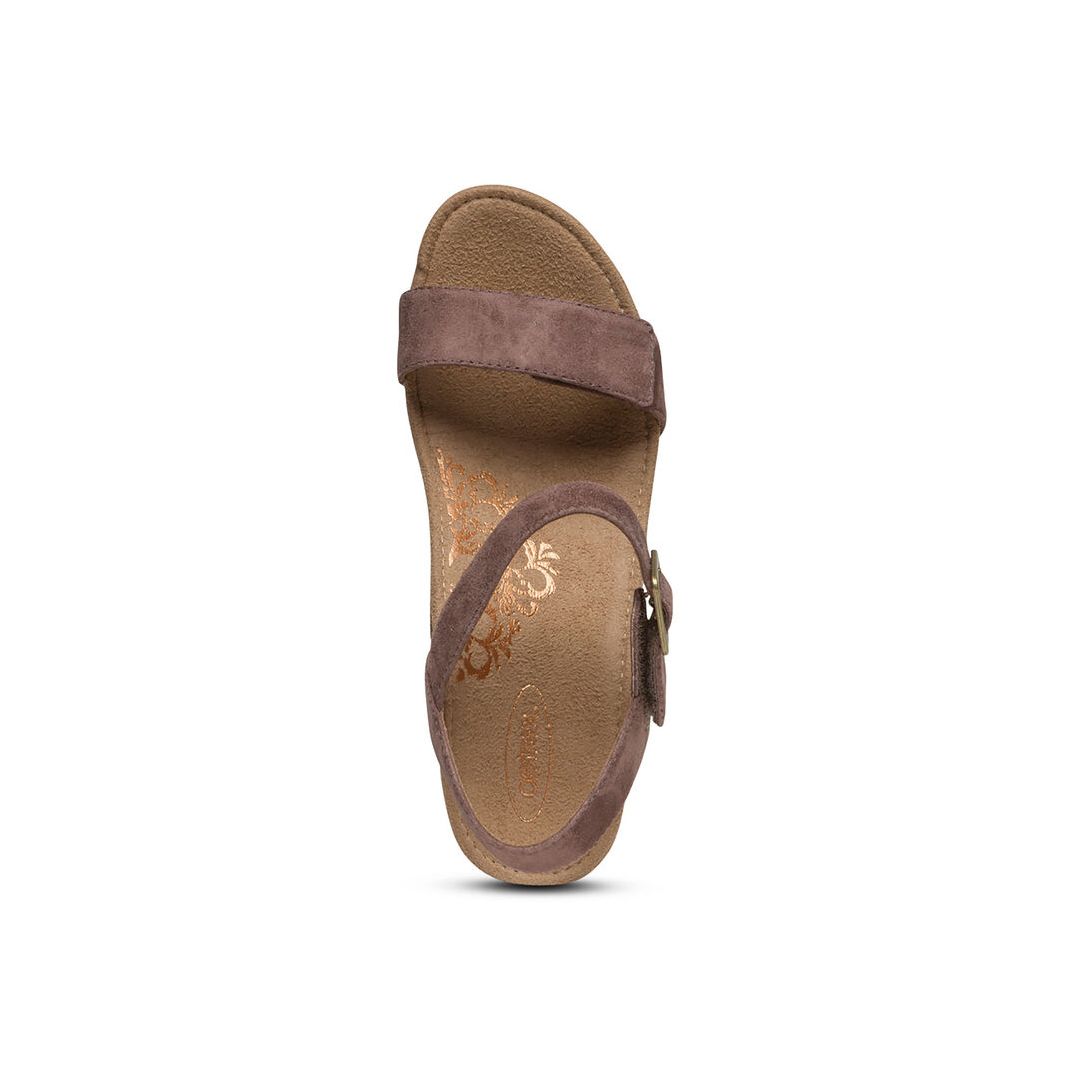Sandal sức khỏe nữ Aetrex Sydney Taupe