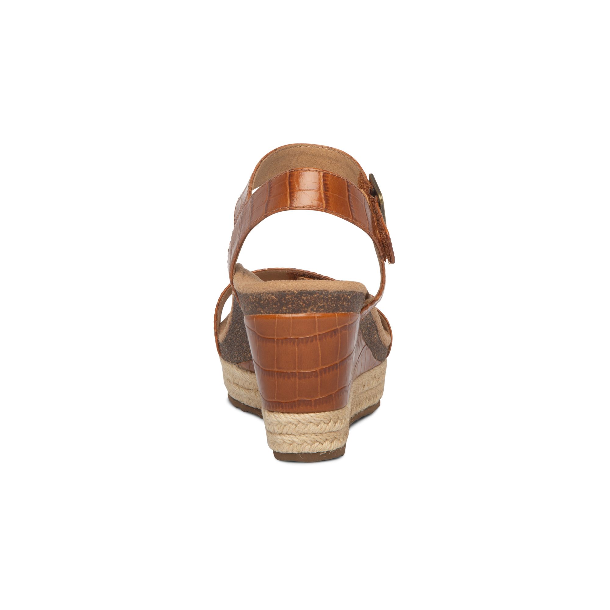 Sandal sức khỏe nữ Aetrex Sydney Cognac