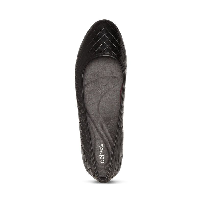 Giày sức khỏe nữ Aetrex Lyla Black
