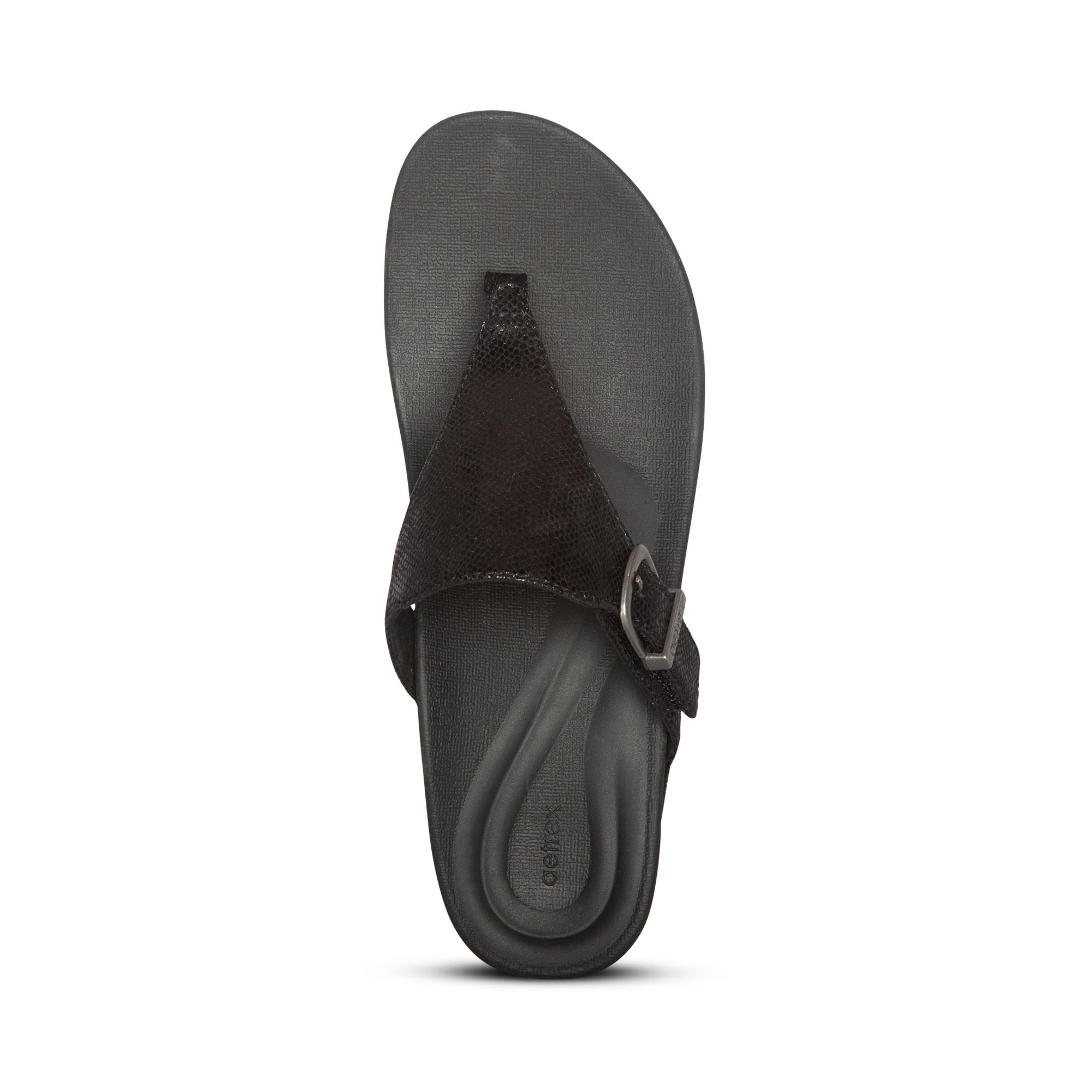 Dép sức khỏe nữ Aetrex Kate Black