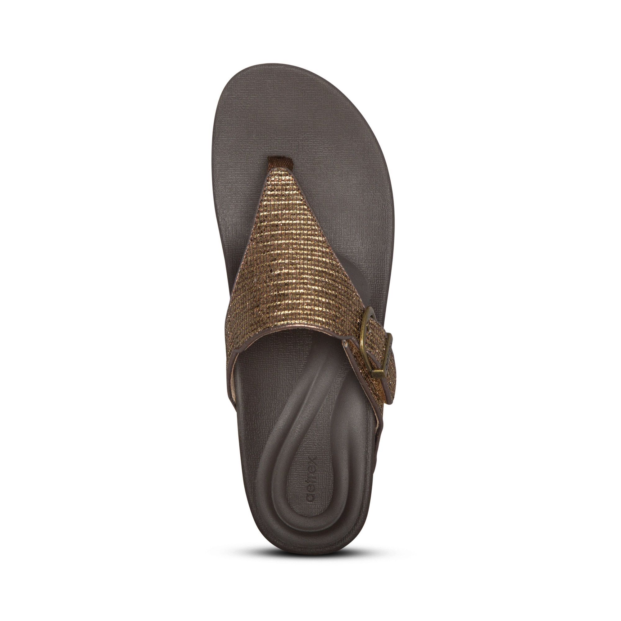 Dép sức khỏe nữ Aetrex Kate Bronze