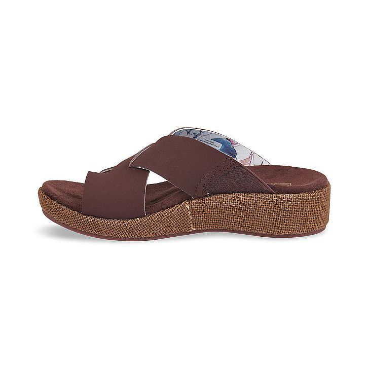 Dép sức khỏe nữ Spenco Oasis Slides Brown