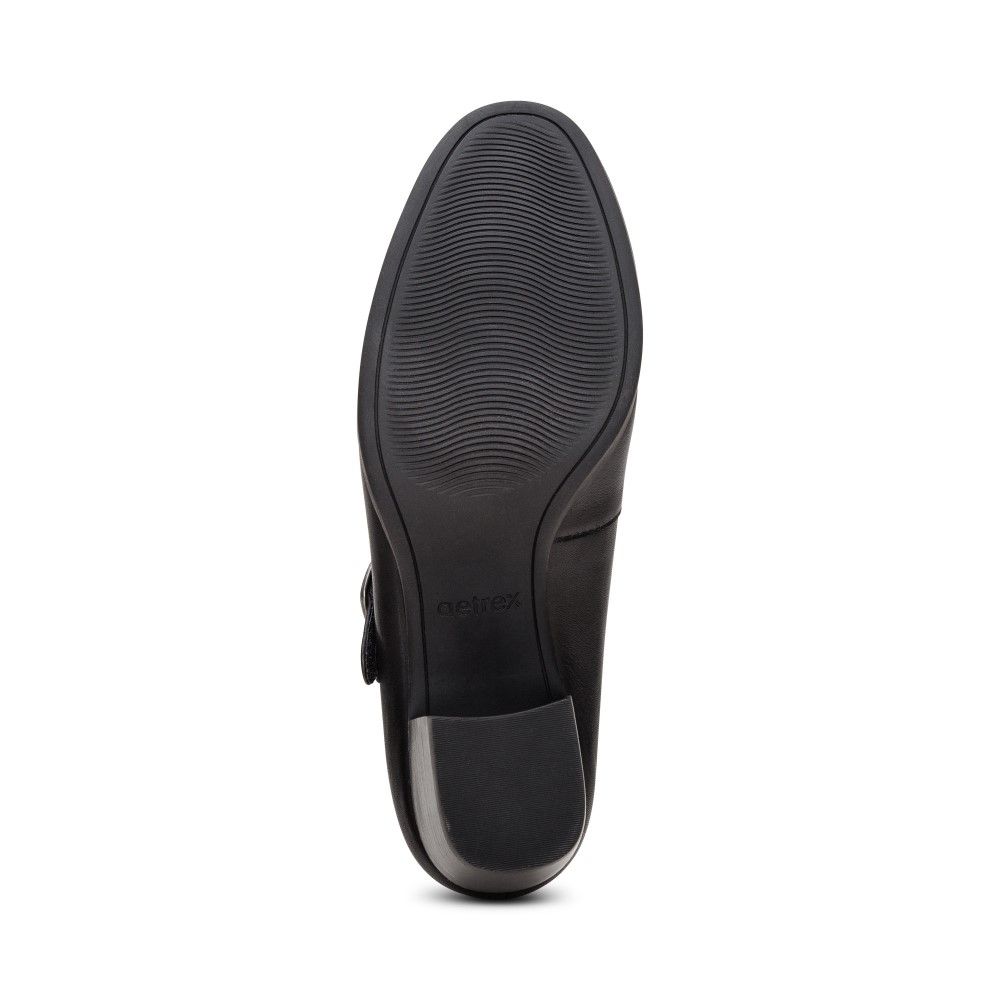 Giày cao gót sức khỏe nữ Aetrex Sara Black
