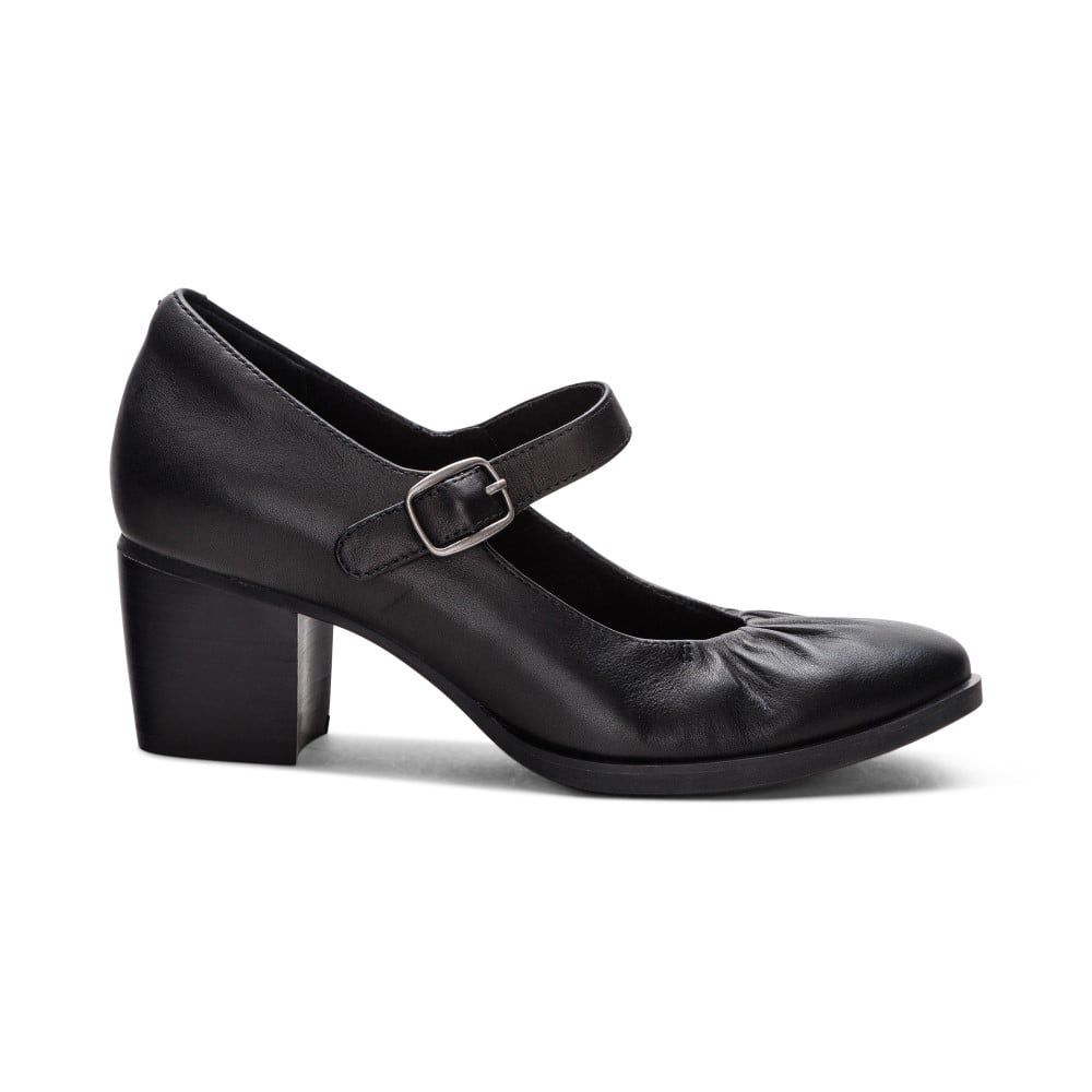 Giày cao gót sức khỏe nữ Aetrex Sara Black