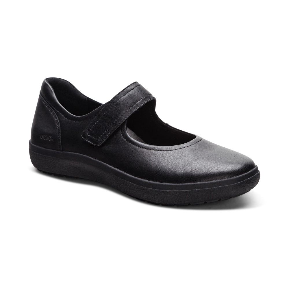 Giày lười sức khoẻ nữ Aetrex Erica Black