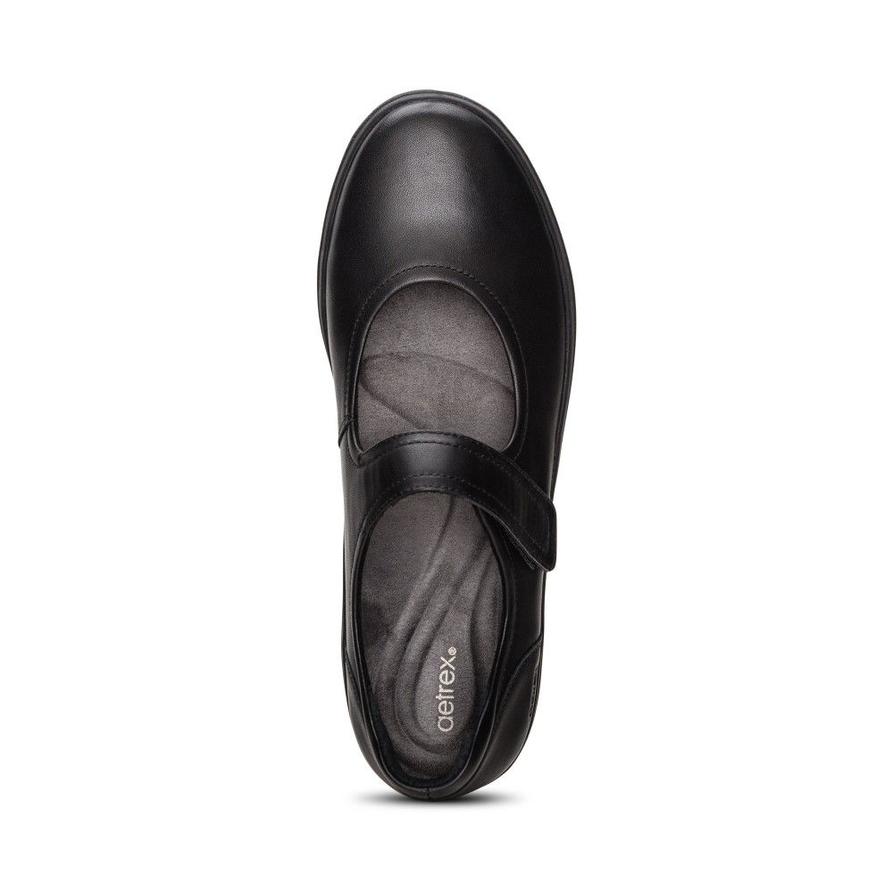 Giày lười sức khoẻ nữ Aetrex Erica Black