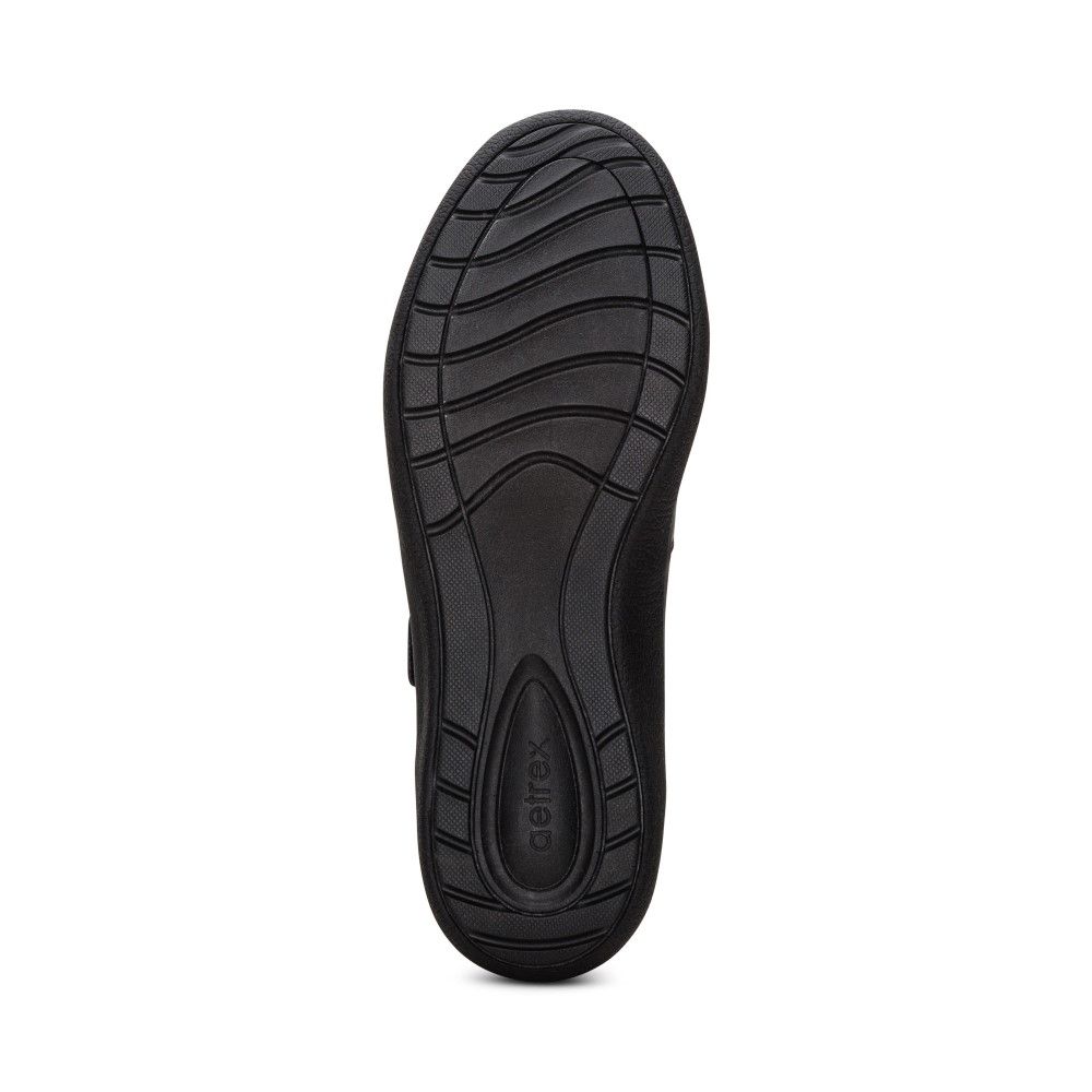 Giày lười sức khoẻ nữ Aetrex Erica Black