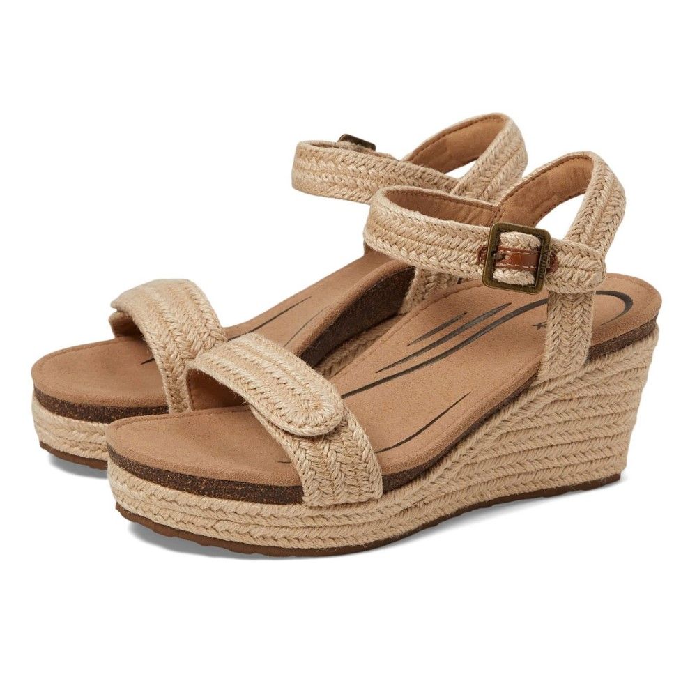Giày sandal cao gót sức khỏe nữ Aetrex Sydney Tan