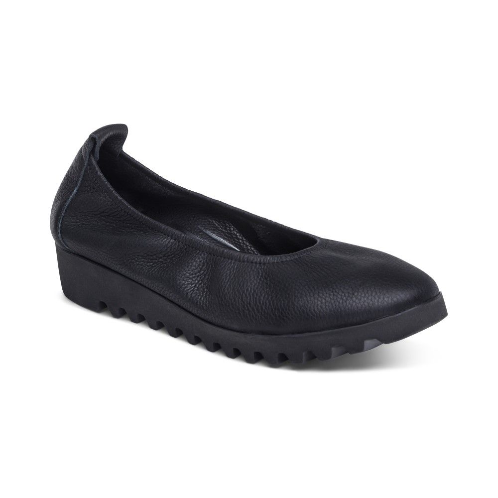 Giày lười sức Khỏe nữ Aetrex Brianna Balck