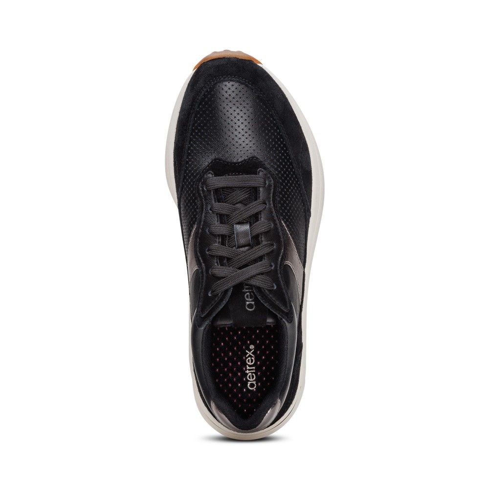 Giày thể thao sức khoẻ nữ Aetrex Emily Black