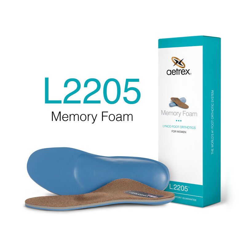 Lót giày y khoa nữ Aetrex Memory Foam Medium/High Arch