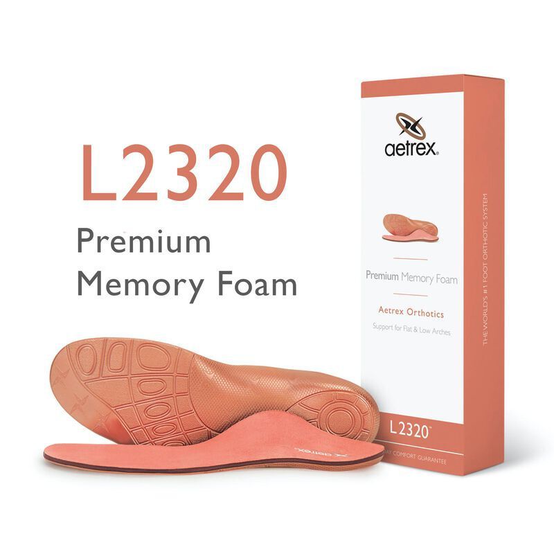 Lót giày y khoa nữ Aetrex Premium Memory Foam Posted Heel