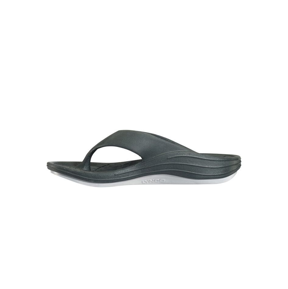 Dép sức khỏe nam Aetrex Lynco Flip Charcoal