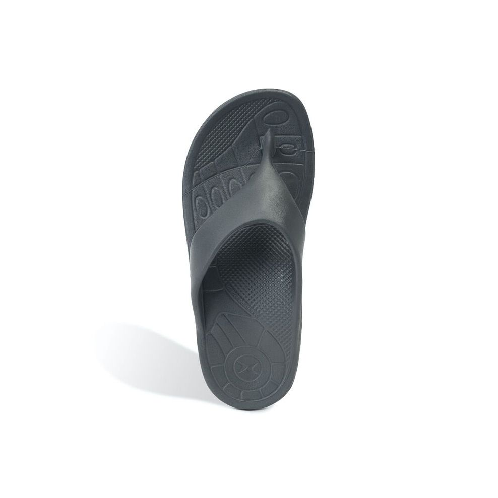 Dép sức khỏe nam Aetrex Lynco Flip Charcoal