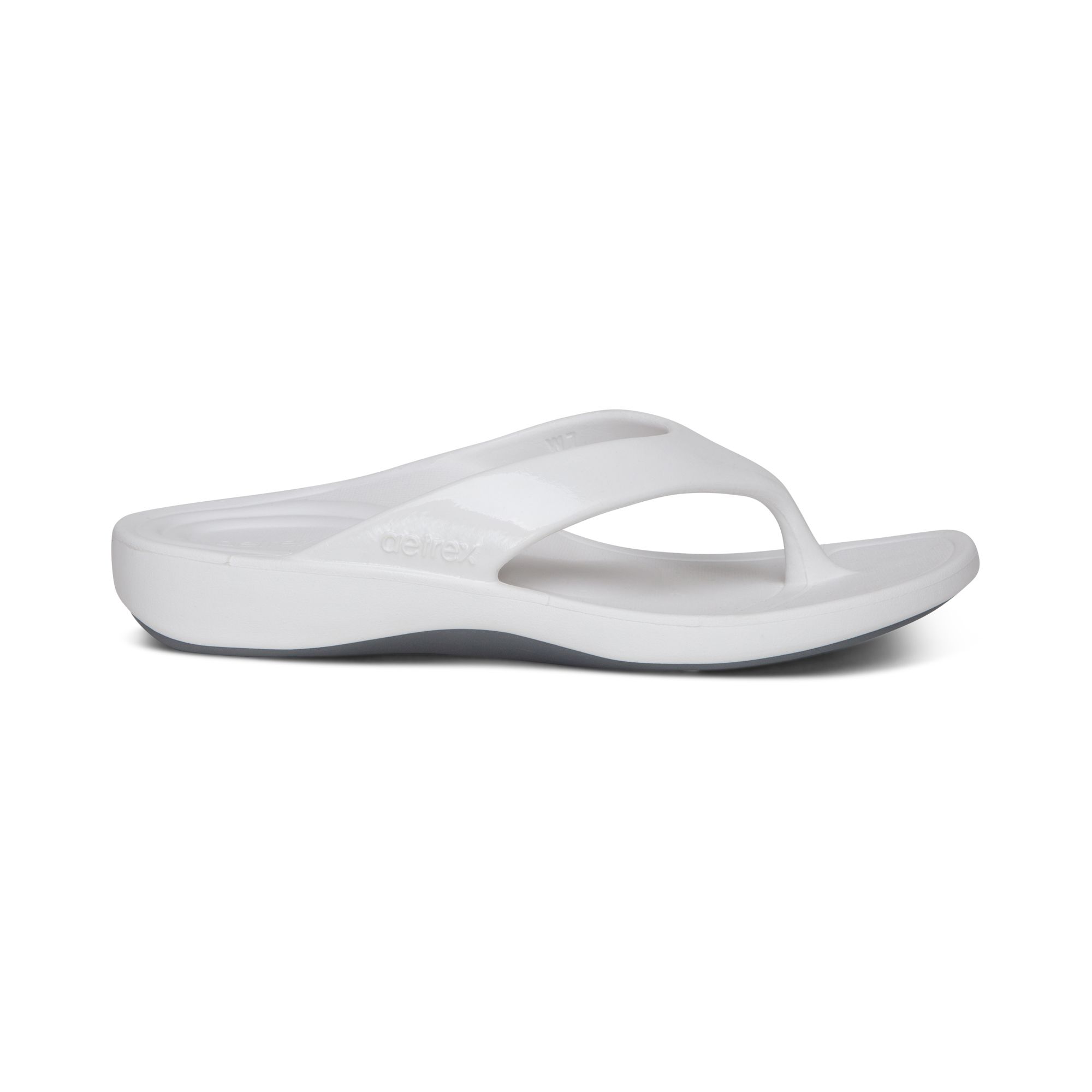 Dép sức khỏe nữ Aetrex Lynco Maui Flip White