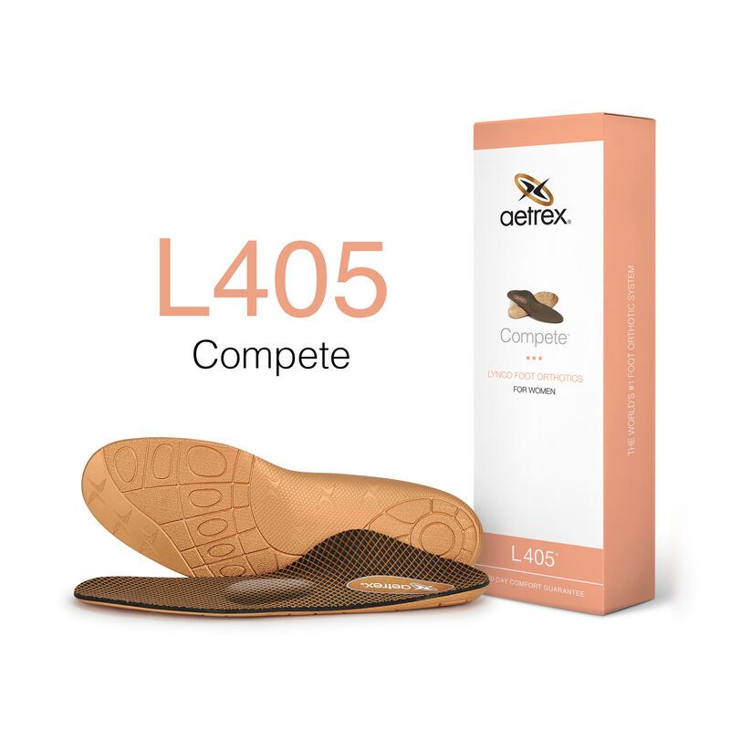 Lót giày y khoa nữ Aetrex Compete Medium/High Arch Metatasol