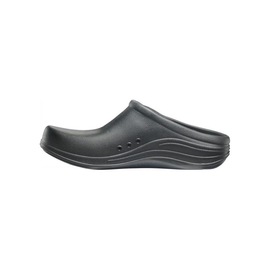 Giày sức khỏe nam Aetrex Lynco Clogs Black