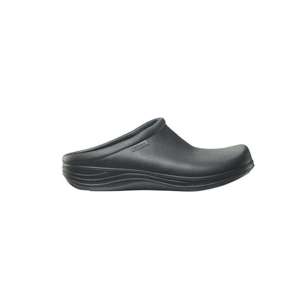 Giày sức khỏe nam Aetrex Lynco Clogs Black